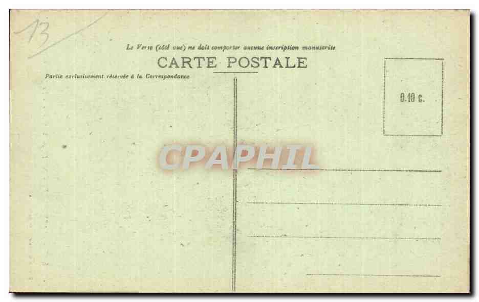CPA Marseille ND de la Garde Le maitre autel — Verso