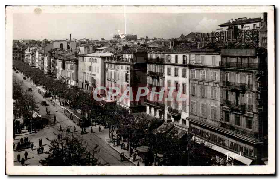 CPSM Marseille Le cours Belsunce