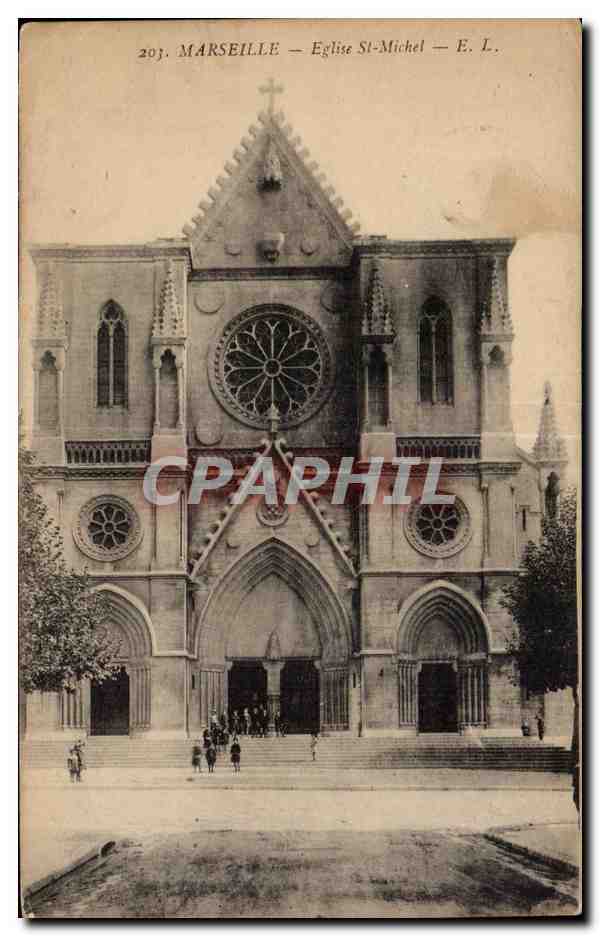 CPA Marseille Eglise St Michel