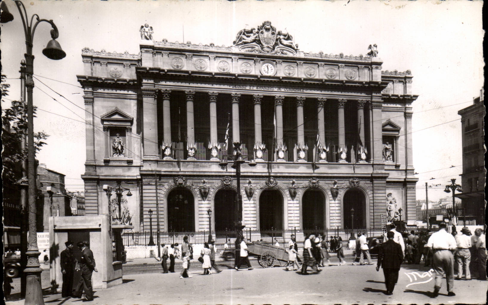 CPSM Marseille La Bourse