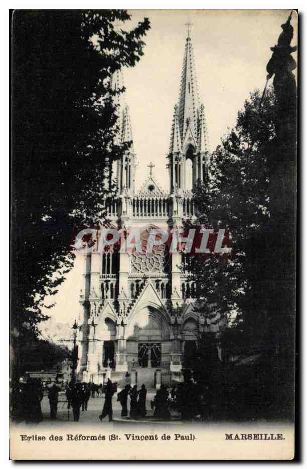 Église des Réformées (St. Vincent de Paul) — Marseille — éditeur non identifié