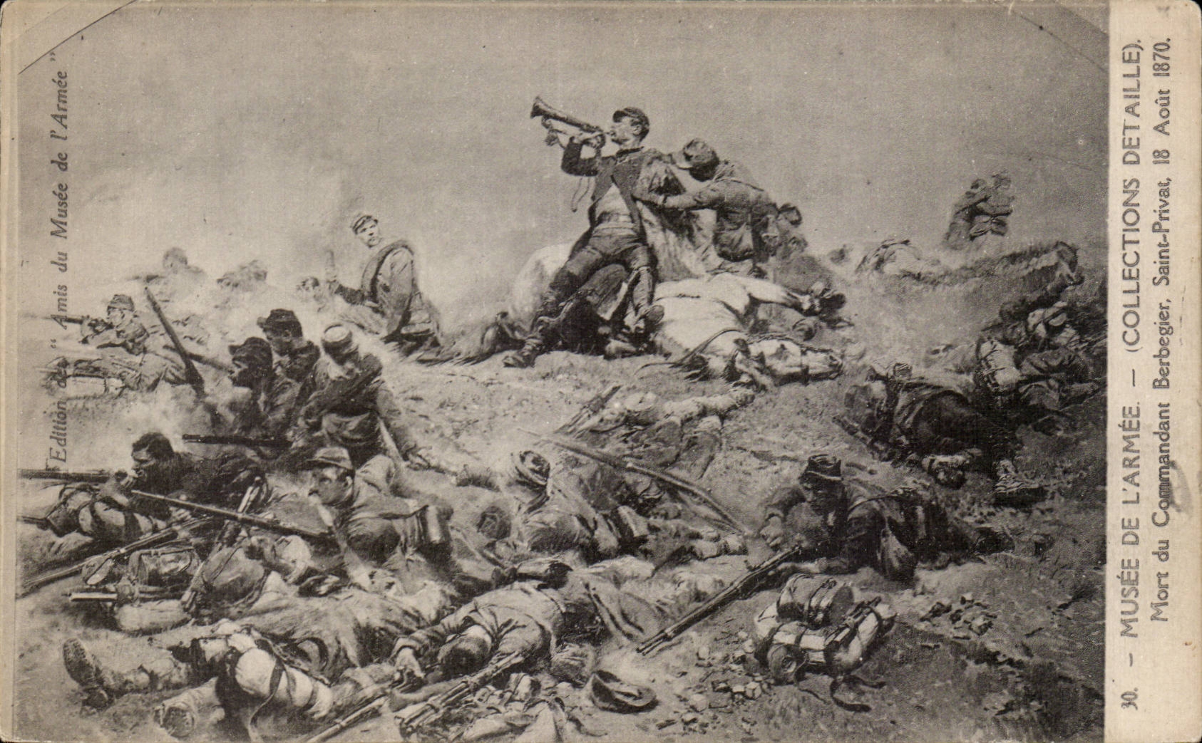 Muerte del Comandante Berbegier — Colecciones del Ejército — Edición de los Amigos del Museo del Ejército, n°30