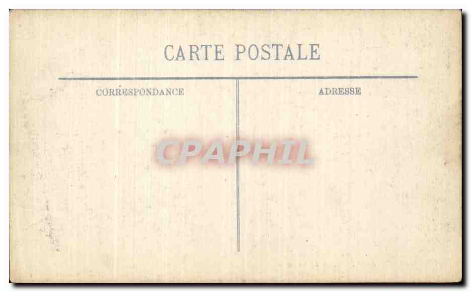 CPA Militaria Guerre 1914 1915 Le crime de Reims Interieur de l eglise St Remy — Verso