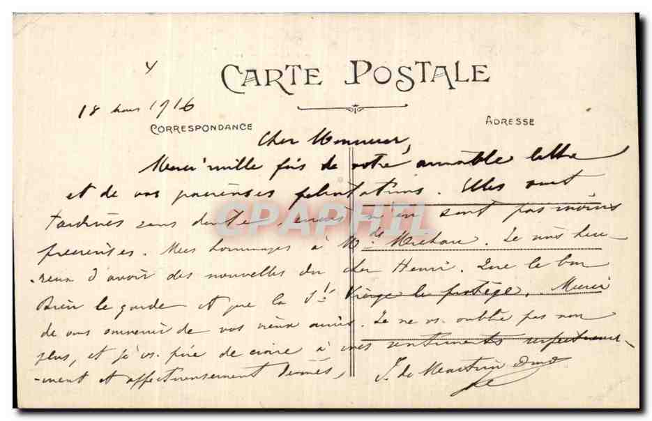 Bataille de Fornoue — Charles VIII sauvé par Jean de Martrin d'Esplas — Artaud et Nozais, Nantes — Rückseite