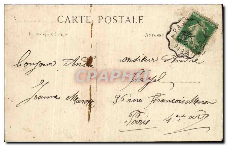 CPA Militaria La grande ombre conduit les troupes francaises a la victoire Jeanne d arc — Rückseite