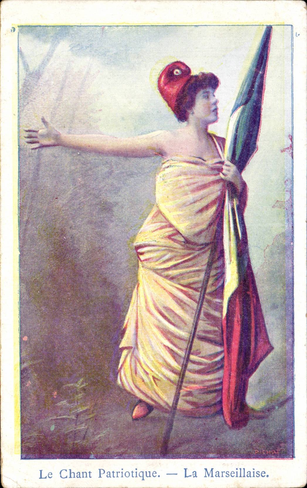 CPA La chant patriotique La Marseillaise