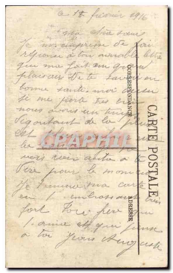 Lenharée — Route de Châlons à Esternay après la retraite des Boches — LL. — Verso