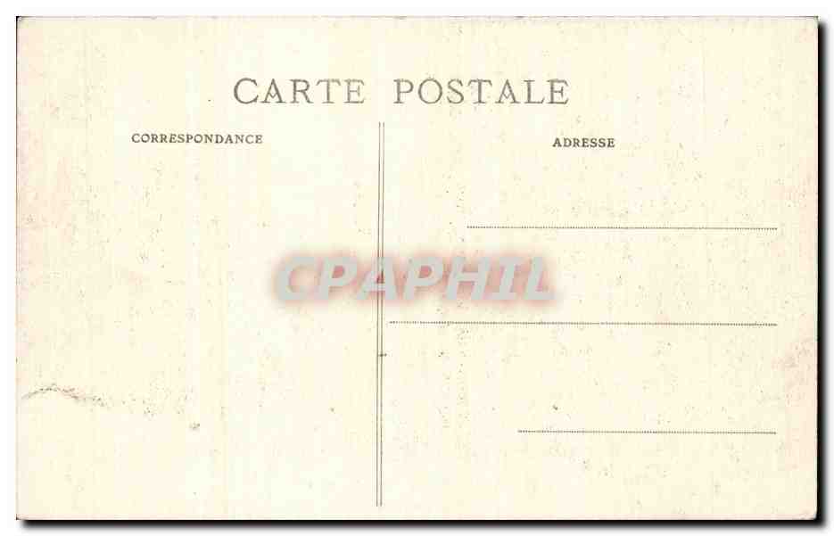 Cathédrale de Reims — Portique d'Entrée après le bombardement — Croquis de Guerre 1914, n°132 — Rückseite