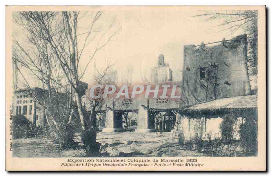 Marseille - Exposition Coloniale - Coloniale de Marseille 1922 - Palais de l Afrique Occidentale Francaise - CPA