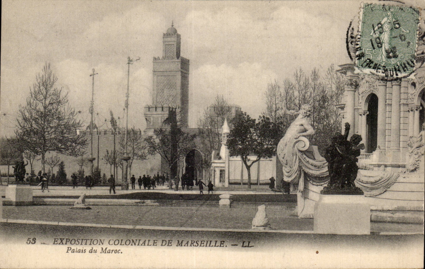 Marseille - Exposition Coloniale - Palais du Maroc - CPA