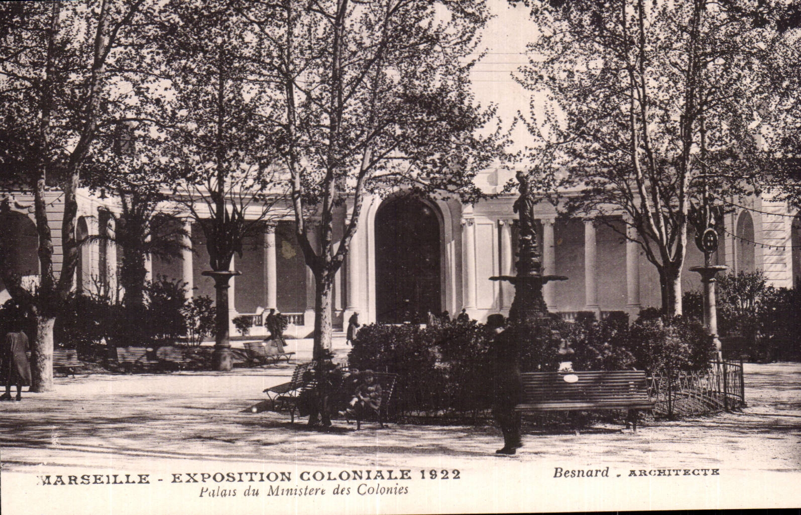 Marseille - Exposition Coloniale 1922 - Palais du Ministere - CPA