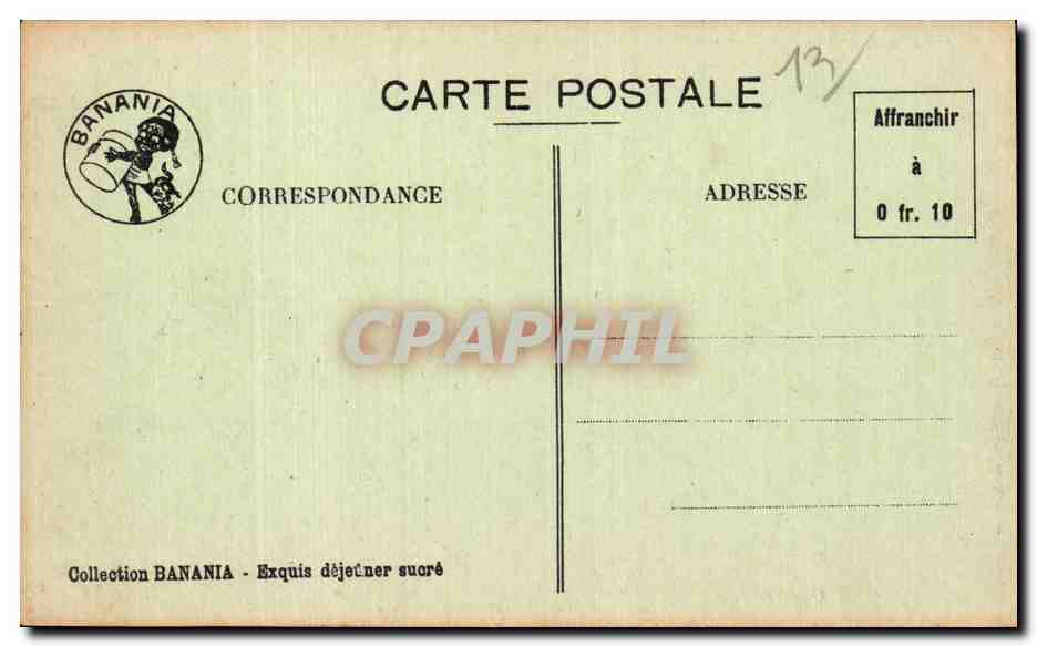 Marseille - Exposition Coloniale 1922 - Le Grand Palais - Collection Banania - CPA — Verso