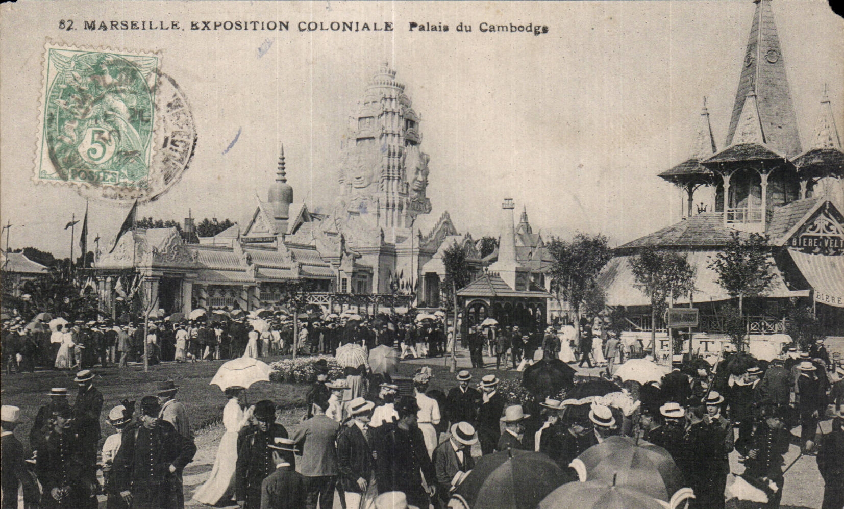 Marseille - Exposition Coloniale - Palais du Cambodge - CPA