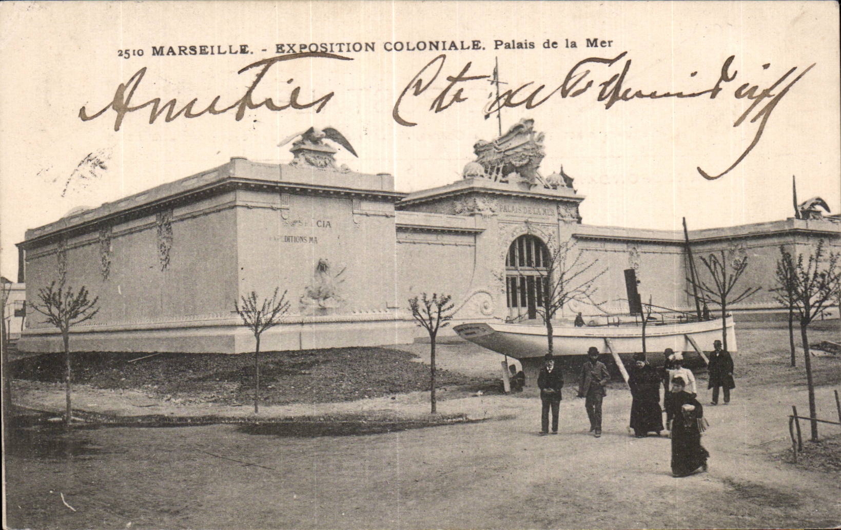 Marseille - Exposition Coloniale - Palais de la Mer - CPA