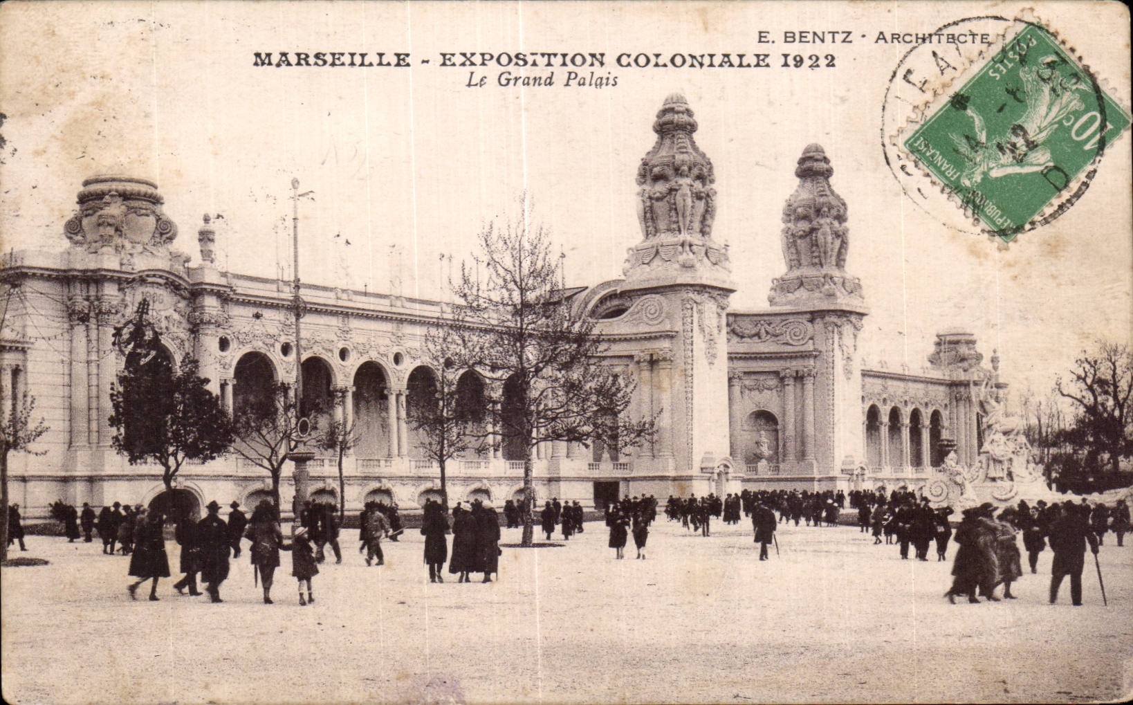 Marseille - Exposition Coloniale 1922 - Le Grand Palais - CPA 