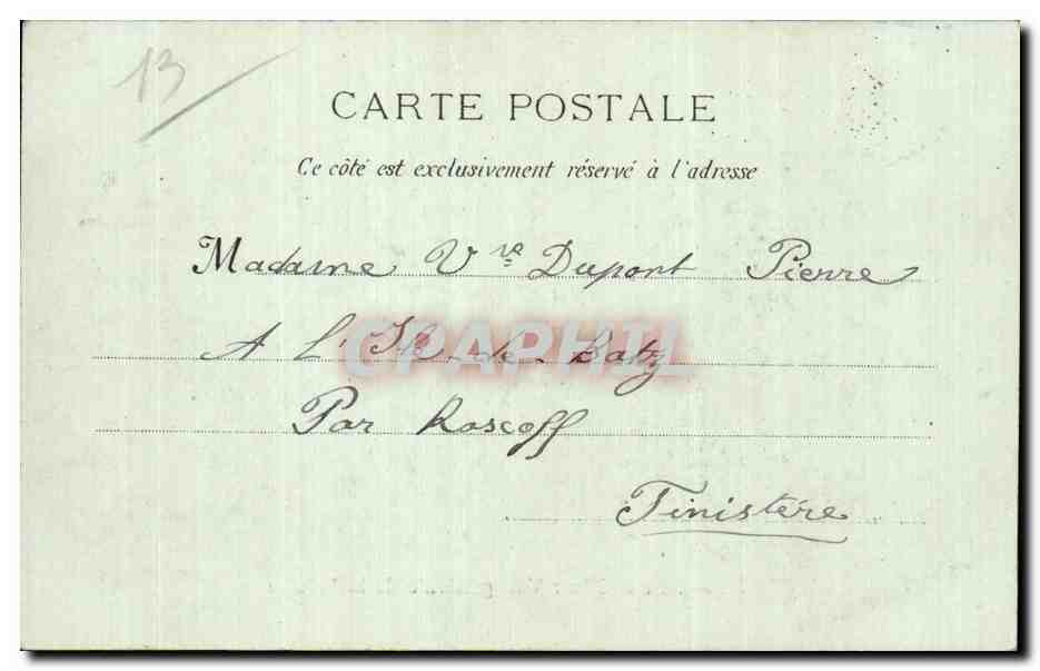 Marseille - Vue Generale de la Joliette - CPA  — Rückseite