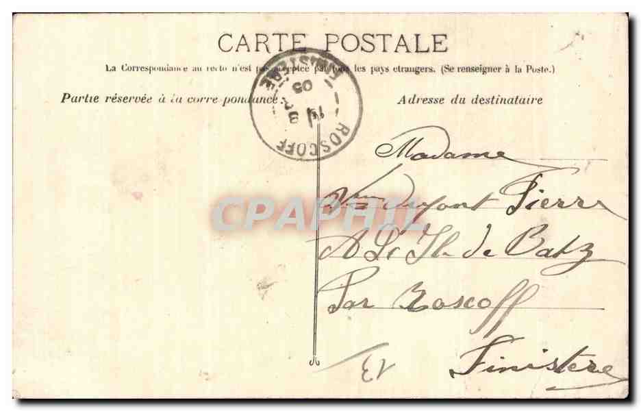Folklore - Costumes - Type Marseillais - Poissonniere - CPA  — Verso