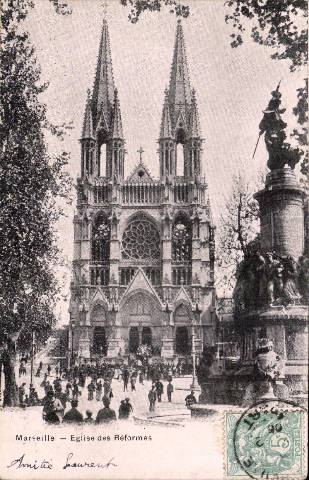 Marseille - Eglise des Reformes - CPA 