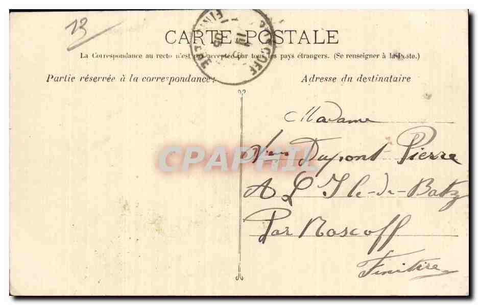 Folklore - Costumes - Type Marseillais - Poissonniere - CPA  — Verso