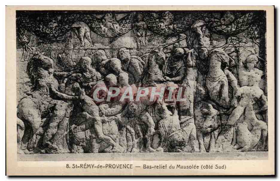 St-Rémy-de-Provence — Bas-relief du Mausolée (côté Sud)
