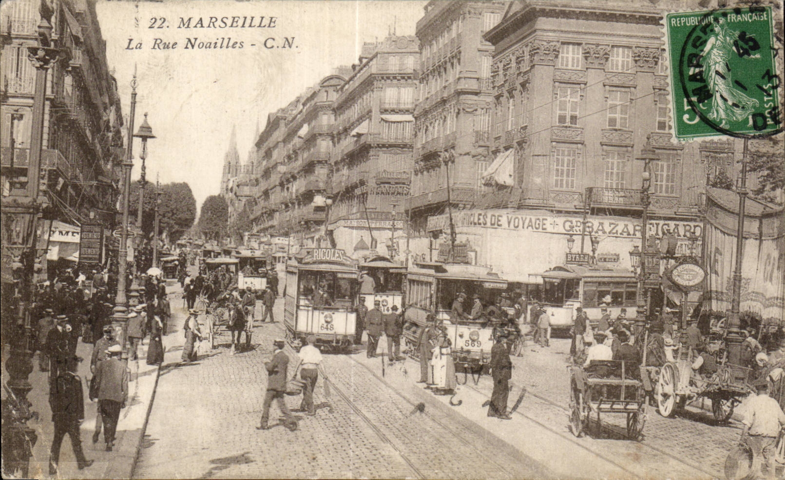 Marseille — La Rue Noailles — C.N. — Éditeur C.N. (n°22)