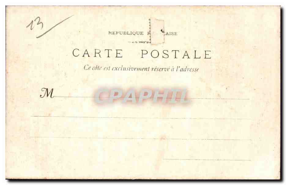 Marseille - Le Prado - La Plage - CPA  — Rückseite