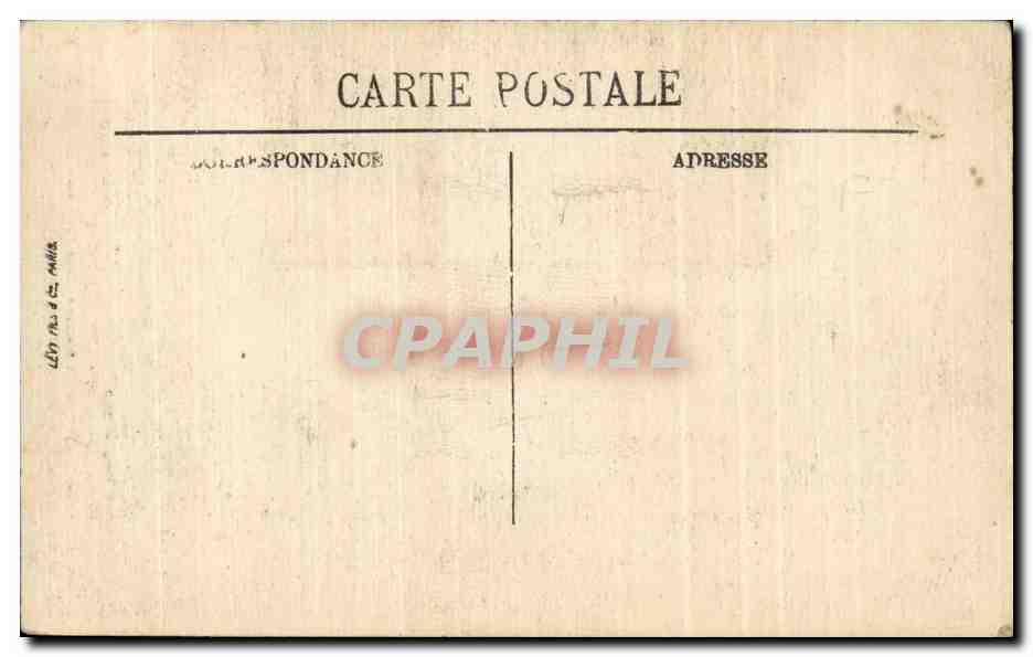 CPA Militaria Reims Rue de l universite Sous Prefecture  — Rückseite