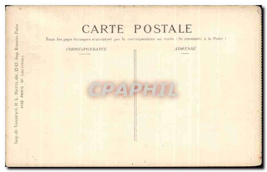 CPA Militaria Guerre de 1914 Sur le front Ravitaillement d essence — Rückseite
