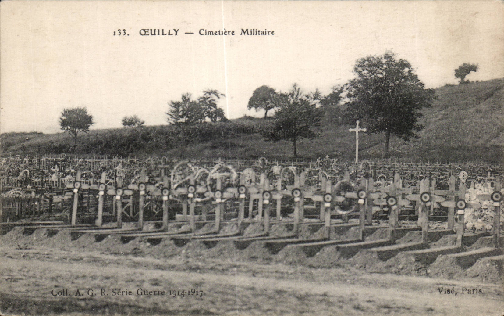CPA Militaria Oeuilly Cimetiere militaire