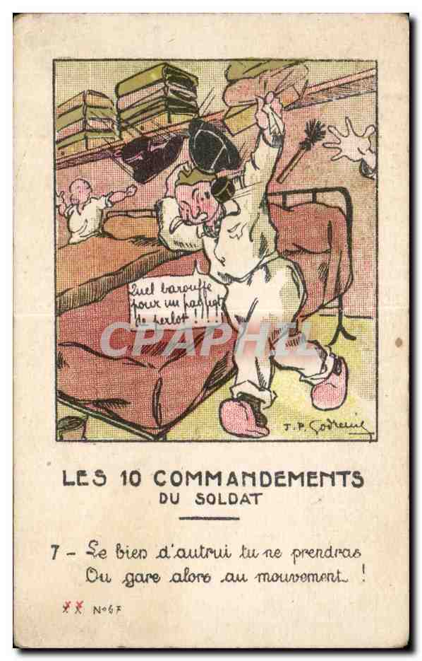 Les 10 Commandements du Soldat — 7e commandement — T.P. Godreuil, N°6F