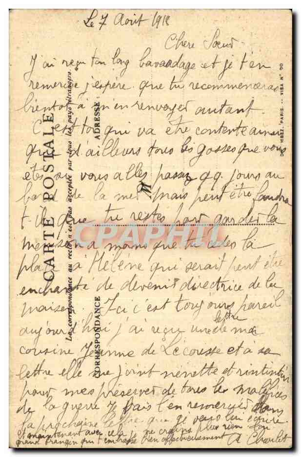 CPA Militaria On les aura Poilu — Rückseite