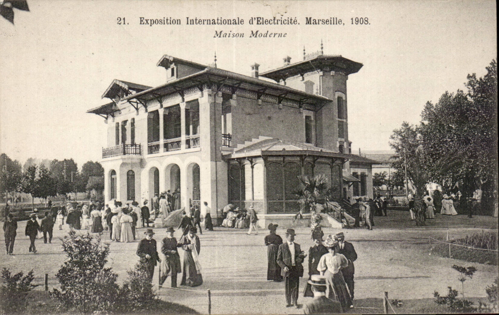 Marseille - Exposition Internationale d Electricite 1908 - Maison Moderne - CPA 