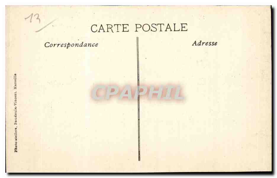 Marseille - Exposition Internationale d Electricite 1908 - Palais de l Agriculture - CPA  — Rückseite