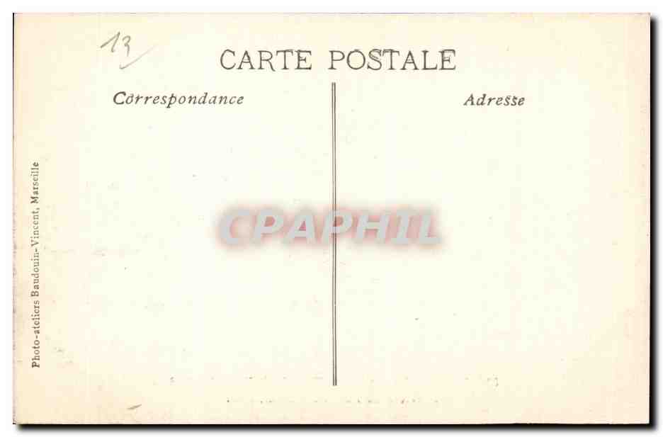 Marseille - Exposition Internationale d Electricite 1908 - Palais des Beaux Arts - CPA  — Rückseite