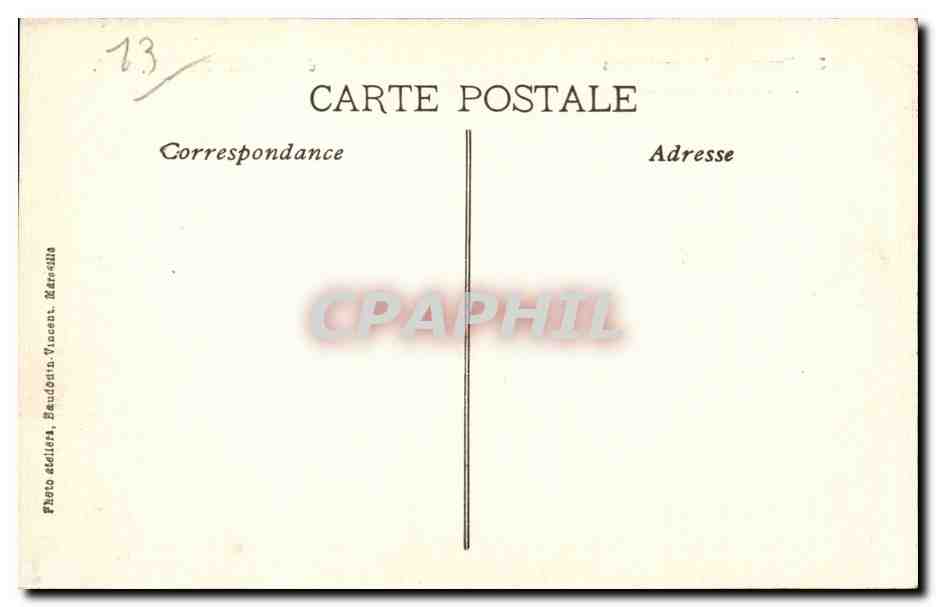 Marseille - Exposition Internationale d Electricite 1908 - Fontaines Lumineuses - CPA  — Rückseite