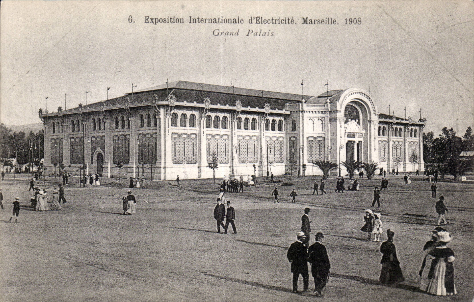 Marseille - Exposition Internationale d Electricite 1908 - Grand Palais - CPA 