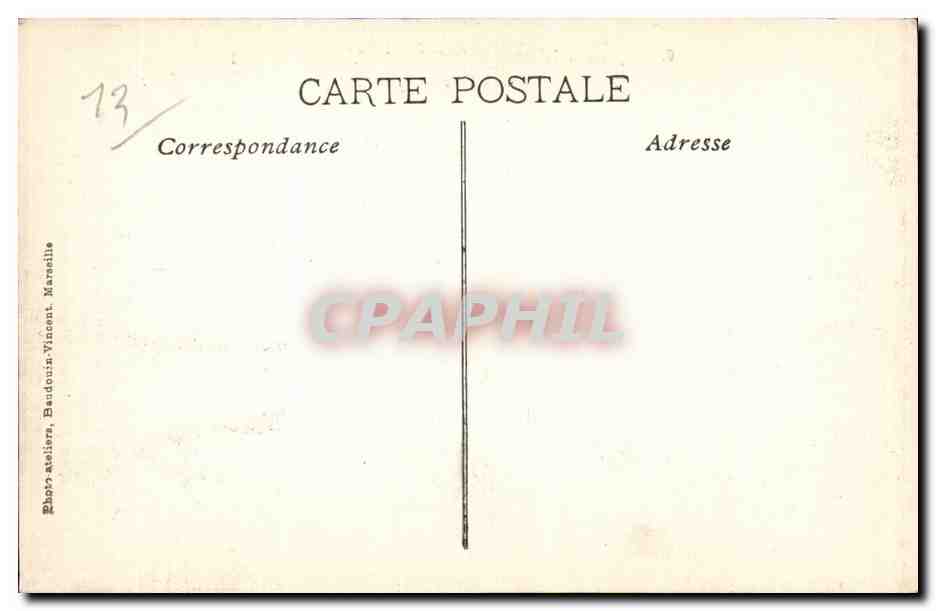 Marseille - Exposition Internationale d Electricite 1908 - Grand Palais - CPA  — Rückseite