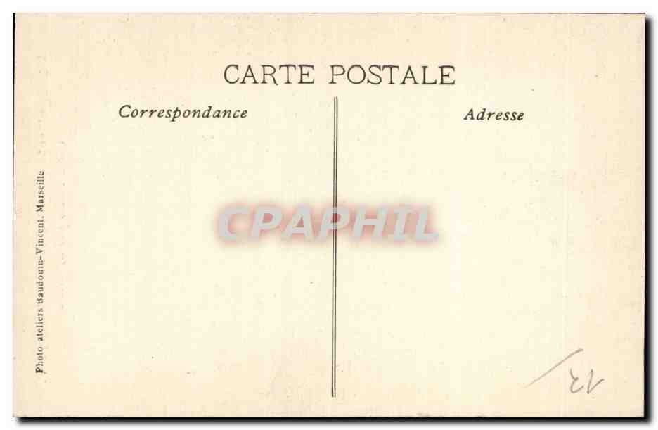 Marseille - Exposition Internationale d Electricite 1908 - Grand Palais - CPA  — Rückseite