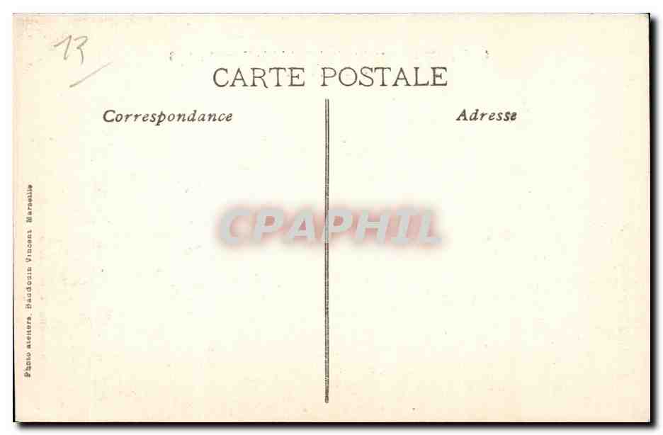 Marseille - Exposition Internationale d Electricite 1908 - Grand Palais - CPA  — Rückseite