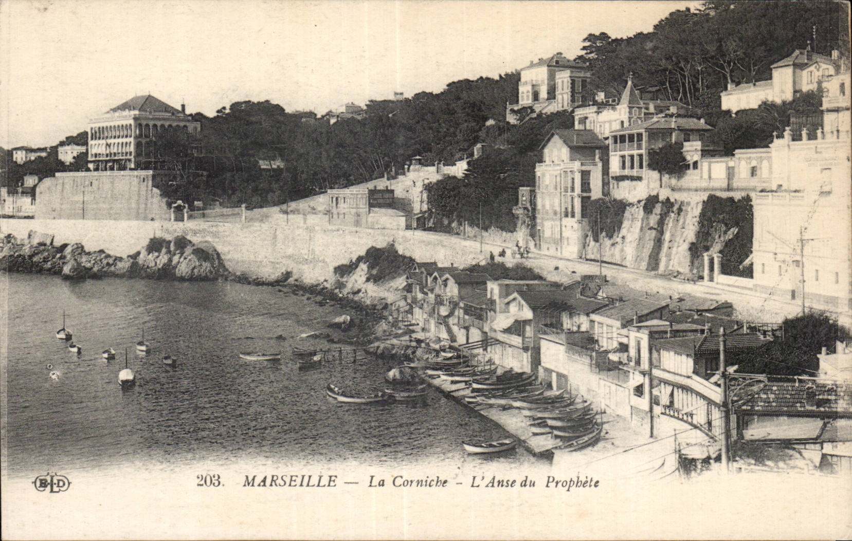 Marseille - La Corniche - L Anse du Prophete - CPA 