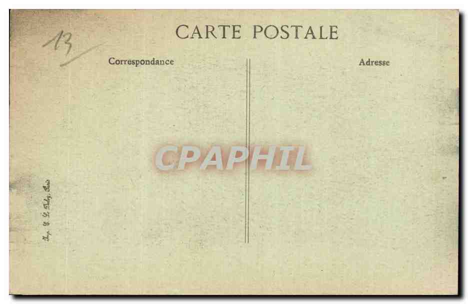 Marseille - La Corniche - L Anse du Prophete - CPA  — Verso