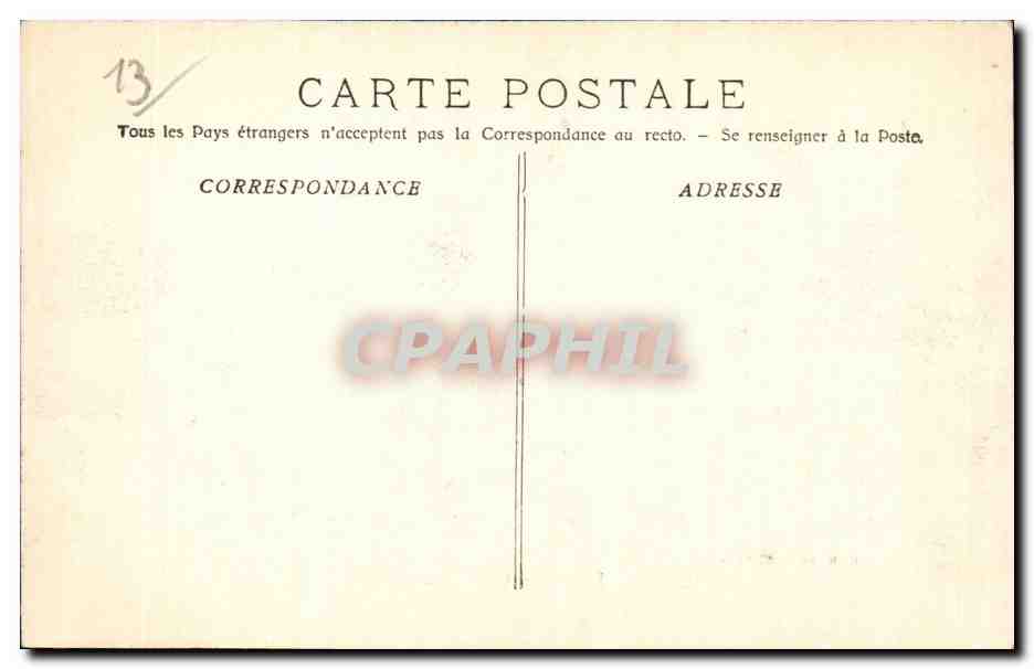 Marseille - Exposition Coloniale - Le Grand Palais - CPA  — Verso