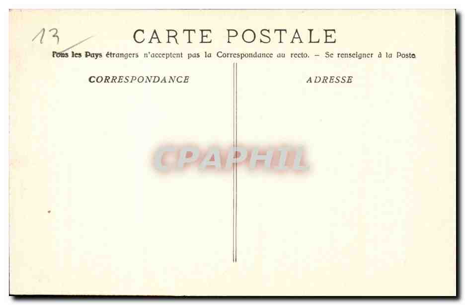 Marseille - Exposition Coloniale - L Esplanade et le Grand Palais - CPA  — Verso