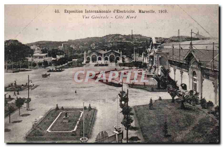 Marseille - Exposition Internationale d Electricite 1908 - Vue Generale - CPA 