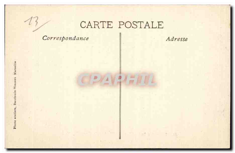Marseille - Exposition Internationale d Electricite 1908 - Chateau Duplessis - CPA  — Rückseite