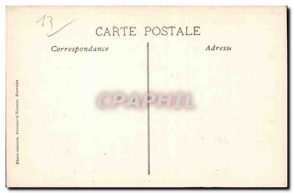 Marseille - Exposition Internationale d Electricite 1908 - Le Grand Palais - La Nuit - CPA  — Rückseite