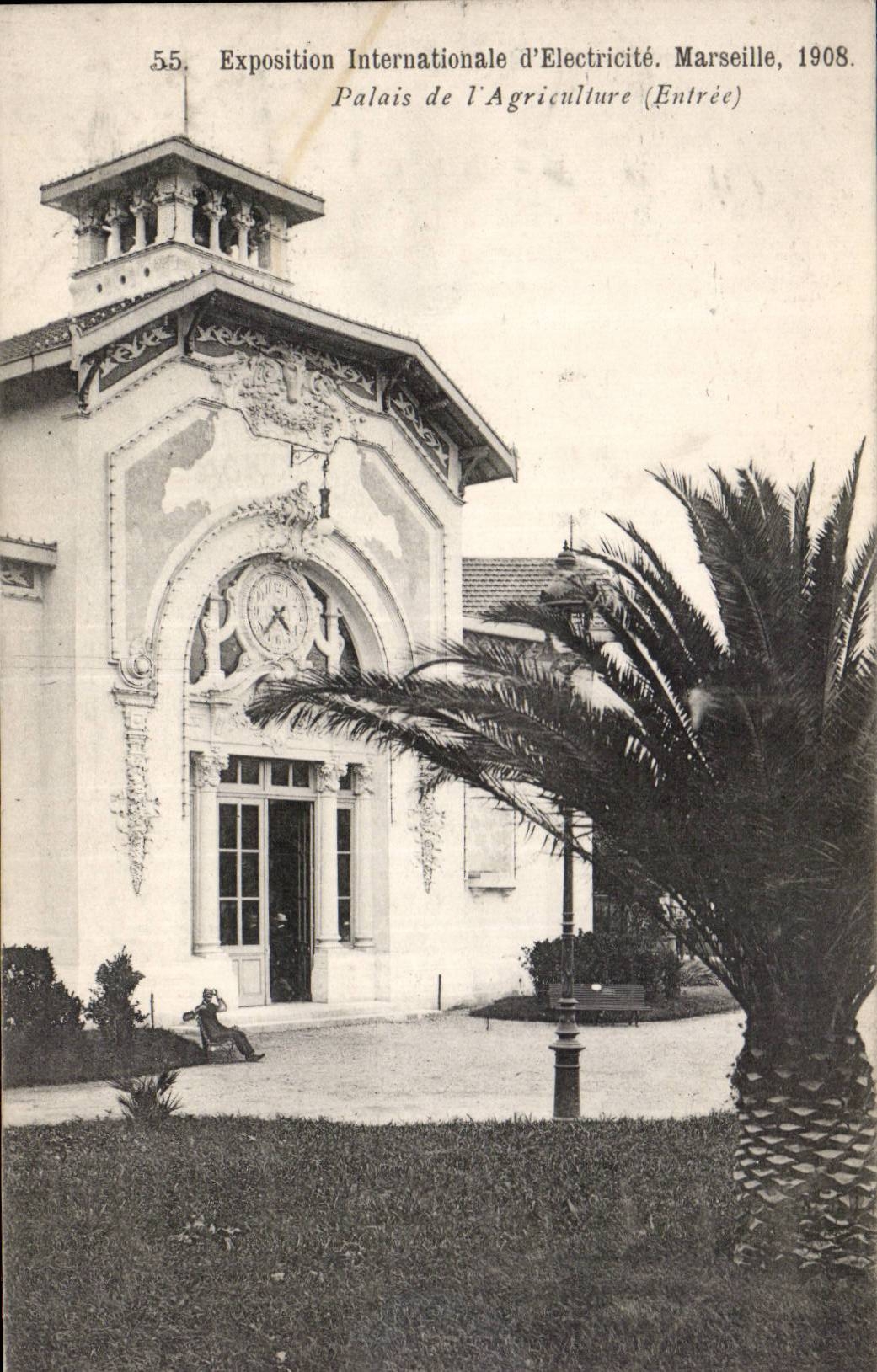 Marseille - Exposition Internationale d Electricite 1908 - Palais de l Agriculture - CPA 