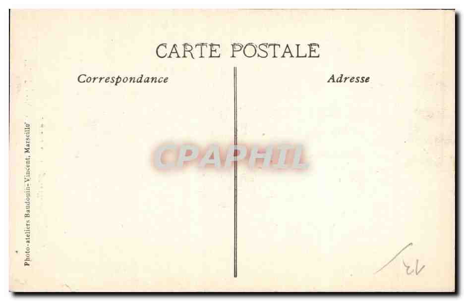 Marseille - Exposition Internationale d Electricite 1908 - Palais de l Agriculture - CPA  — Rückseite