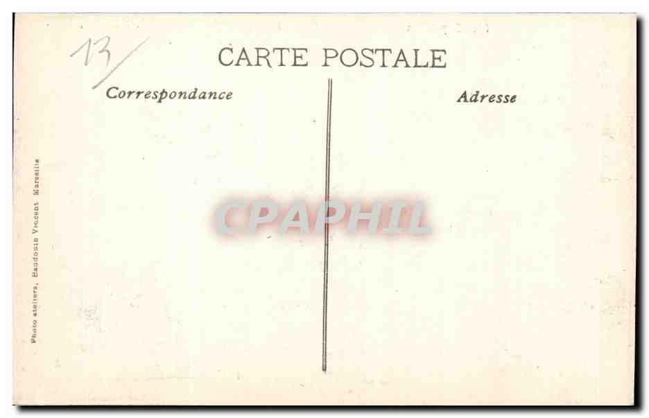 Marseille - Exposition Internationale d Electricite 1908 - La Rotonde - CPA  — Rückseite