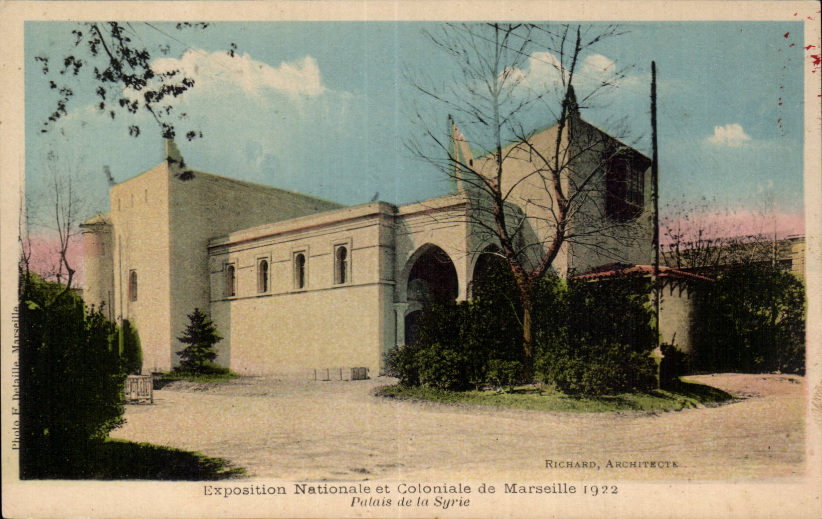 Marseille - Exposition Coloniale 1922 - Palais de Syrie - CPA 